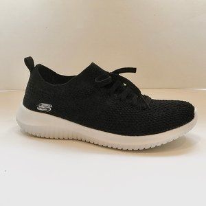Skechers Women Ultra Flex Statement Sneaker Black